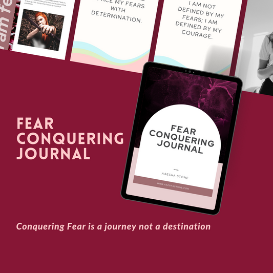 Fear Conquering Journal with 30 Affirmations